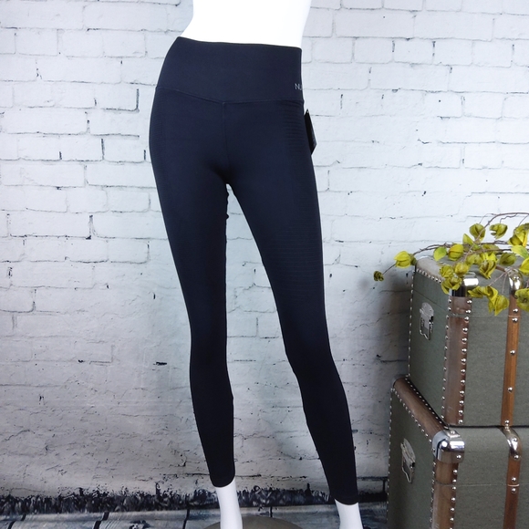 NUX Pants - NUX Textured Compression Yoga Legging Black XS